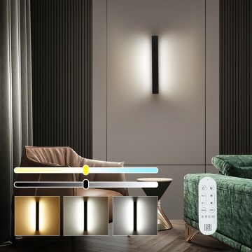 Immax NEO 07247L - LED prigušiva spoljašnje zidno svetlo LINK LED/40W/230V Wi-Fi Tuya IP44 + daljinski upravljač