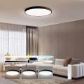 Immax NEO 07250L - LED prigušiva plafonska svetiljka NEO LITE SEMPLICI LED/60W/230V 3000-6000K pr. 60 cm Wi-Fi Tuya crna + daljinski upravljač