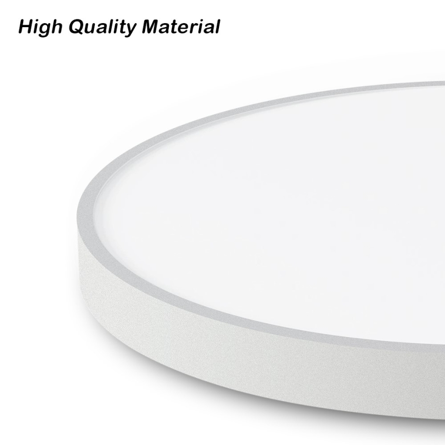 Immax NEO 07253L - LED prigušiva stropno svetlo NEO LITE SEMPLICI LED/60W/230V 3000-6000K Ø 60 cm Wi-Fi Tuya belo + daljinski upravljač