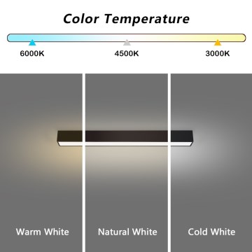 Immax NEO 07254L - LED prigušiva plafonska svetiljka NEO LITE LUNGO LED/20W/230V 3000-6000K Wi-Fi Tuya crna + daljinski upravljač