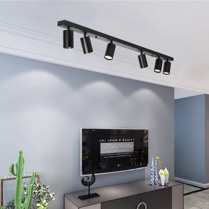Immax NEO 07268W - LED RGB+CCT prigušiva plafonska spot svetiljka NEO LITE PUNTO 6xGU10/6W/230V Wi-Fi Tuya