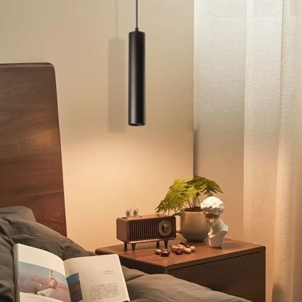 Immax NEO 07270W - LED RGB+CCT prigušiva viseća svetiljka na sajli NEO LITE PUNTO 1xGU10/6W/230V Wi-Fi Tuya