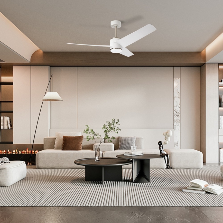 Immax NEO 07282L - LED+CCT prigušiva plafonski ventilator BEAUTY LED/18W/230V 3000/4000/6000K Wi‑Fi Tuya, prečnik 132 cm + daljinski upravljač