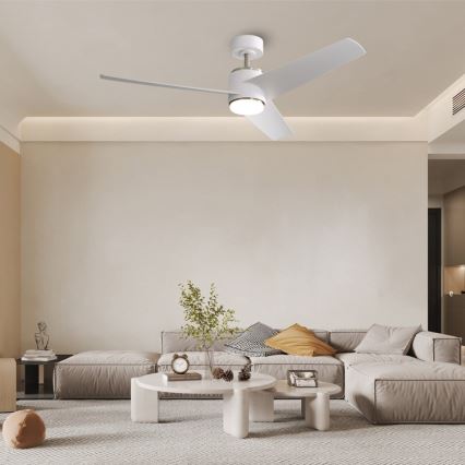 Immax NEO 07282L - LED+CCT prigušiva plafonski ventilator BEAUTY LED/18W/230V 3000/4000/6000K Wi‑Fi Tuya, prečnik 132 cm + daljinski upravljač