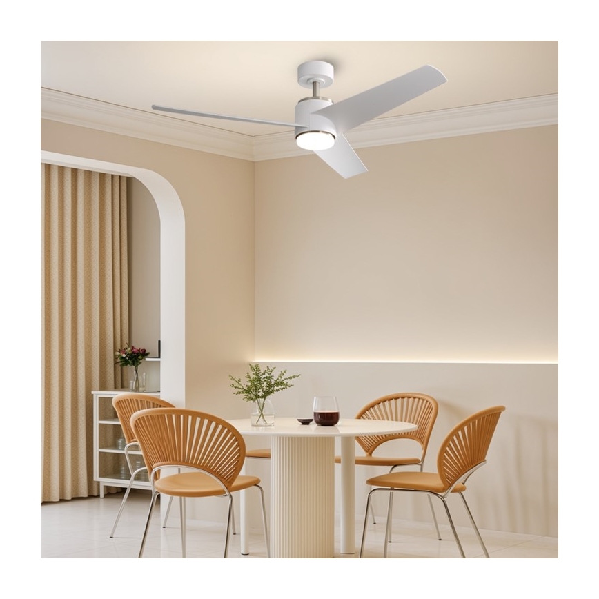 Immax NEO 07282L - LED+CCT prigušiva plafonski ventilator BEAUTY LED/18W/230V 3000/4000/6000K Wi‑Fi Tuya, prečnik 132 cm + daljinski upravljač