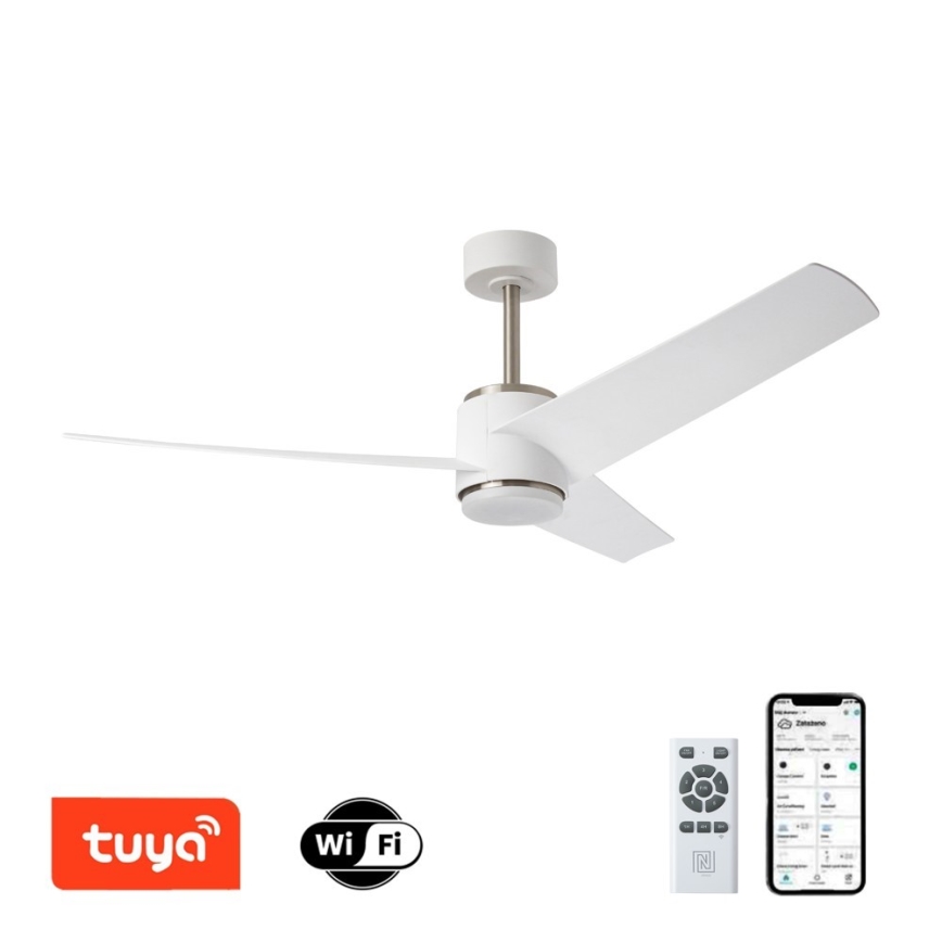 Immax NEO 07282L - LED+CCT prigušiva plafonski ventilator BEAUTY LED/18W/230V 3000/4000/6000K Wi‑Fi Tuya, prečnik 132 cm + daljinski upravljač