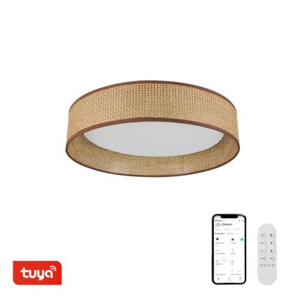 Immax NEO 07288L - LED+CCT prigušiva stropna svetiljka LONA LED/36W/230V 3000-6000K Wi-Fi Tuya prečnik 45,5 cm + daljinski upravljač
