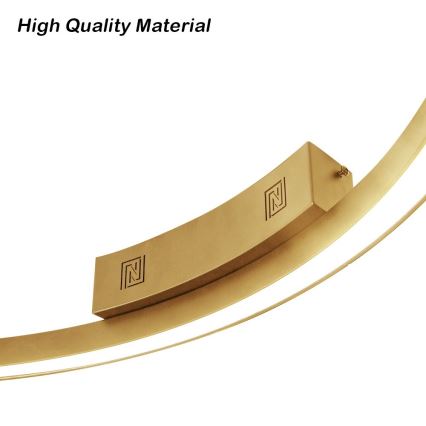 Immax NEO 07291-80G - LED+CCT Prigušiva stropna svetiljka FINO LED/55W/230V 2700-6500K Tuya prečnik 80 cm + daljinski upravljač