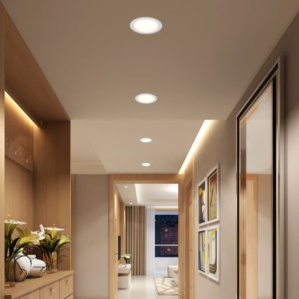 Immax NEO 07294L - LED prigušiva ugradna plafonska lampa DOWN LED/36W/230V Wi-Fi, Tuya  Tuya  prečnik 23 cm, bela