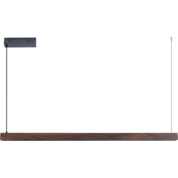 Immax NEO 07300L - LED prigušiva luster na sajli MADEIRA LED/26W/230V Wi-Fi Tuya 122 cm orah + daljinski upravljač