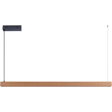 Immax NEO 07303L - LED prigušiva luster na sajli MADEIRA LED/26W/230V Wi-Fi Tuya 122 cm hrast + daljinsko upravljanje