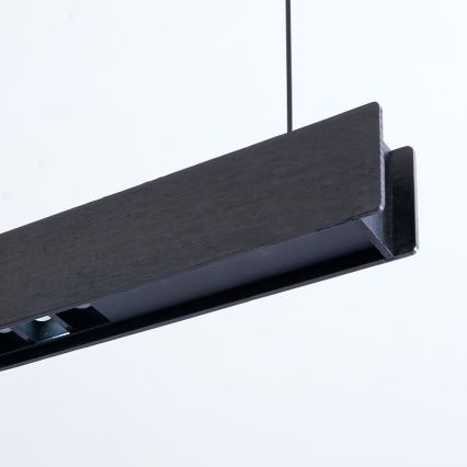 Immax NEO 07306L - LED prigušiva luster na sajli MADEIRA LED/26W/230V Wi-Fi Tuya 122 cm crna + daljinski upravljač