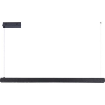 Immax NEO 07306L - LED prigušiva luster na sajli MADEIRA LED/26W/230V Wi-Fi Tuya 122 cm crna + daljinski upravljač