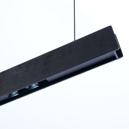 Immax NEO 07308L - LED prigušiva luster na sajli MADEIRA LED/44W/230V Wi-Fi Tuya 202 cm crna + daljinski upravljač
