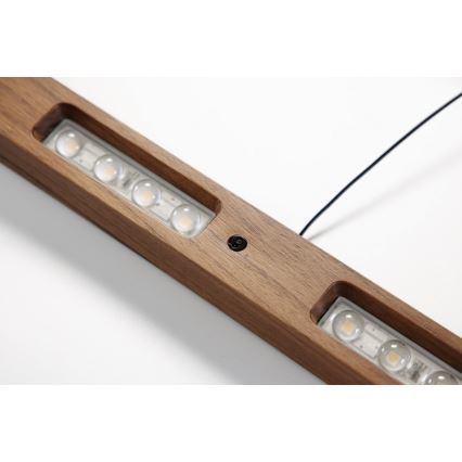 Immax NEO 07309L - LED prigušiva luster na sajli sa senzorom MADEIRA LED/37W/230V 157 cm orah