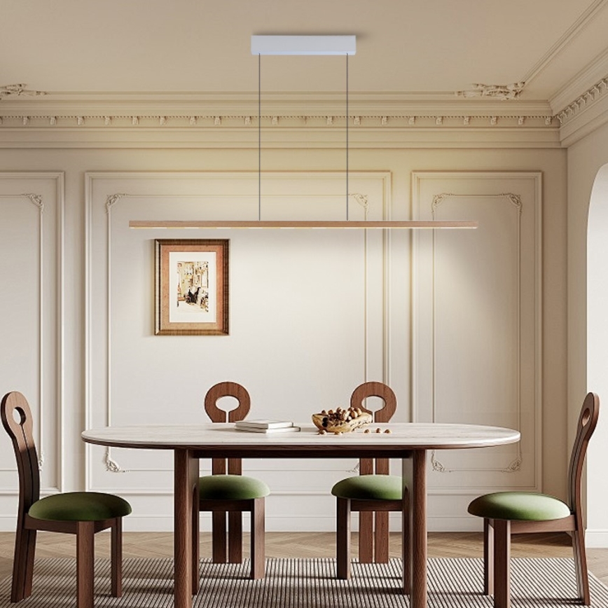 Immax NEO 07310L - LED prigušiva luster na sajli sa senzorom MADEIRA LED/37W/230V 157 cm jasen