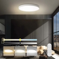 Immax NEO 07315L - LED prigušiva stropna svetiljka SEMPLICI LED/96W/230V pr. 80 cm Wi-Fi Tuya bela + daljinski upravljač