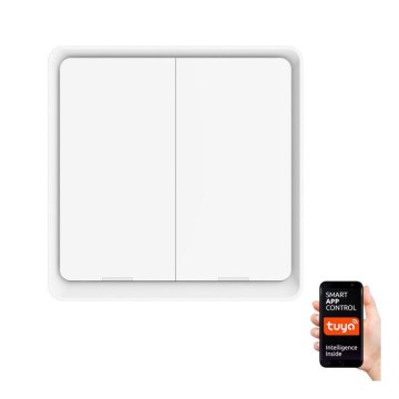 Immax NEO 07507L - SMART prekidač sa 2 tastera 1xCR2430 Zigbee 3.0 Tuya