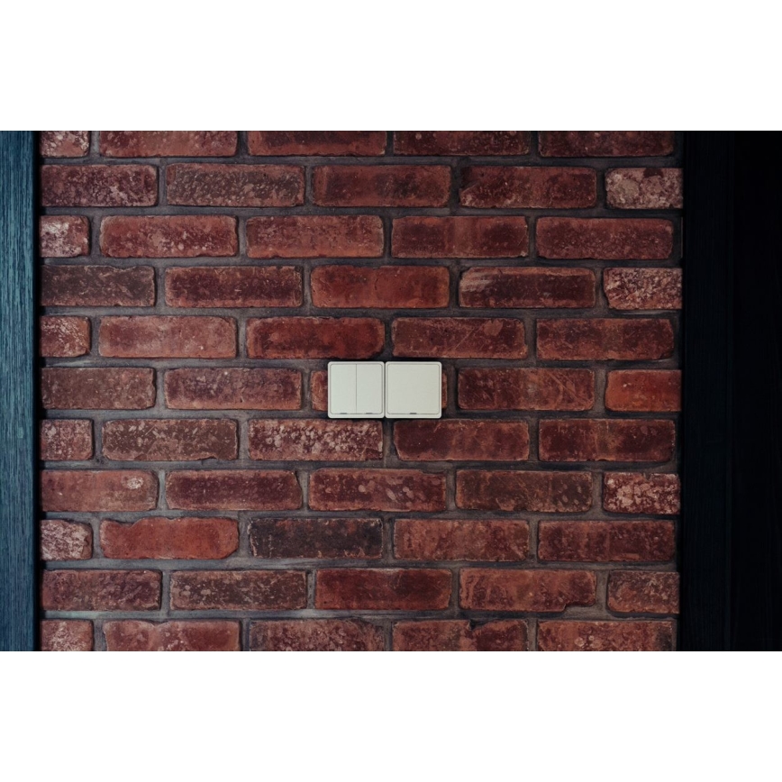 Immax NEO 07507L - SMART prekidač sa 2 tastera 1xCR2430 Zigbee 3.0 Tuya