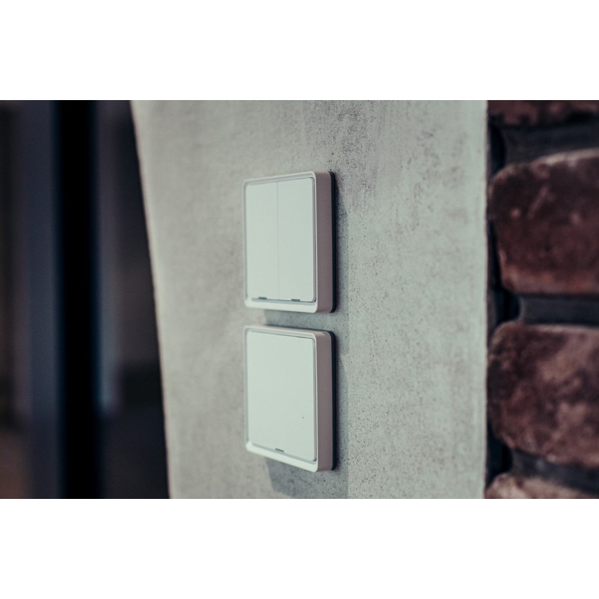 Immax NEO 07507L - SMART prekidač sa 2 tastera 1xCR2430 Zigbee 3.0 Tuya