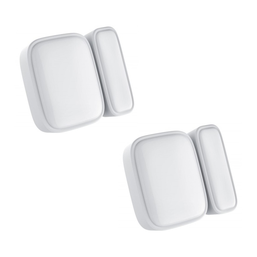 Immax NEO 07511L - KOMPLET 2x magnetni senzor za prozore i vrata SMART 1xCR2032 Zigbee Tuya
