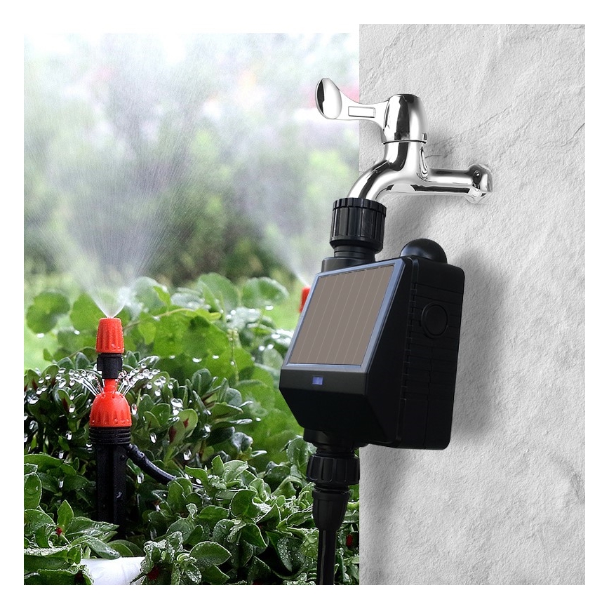 Immax NEO 07525L - Ventil za navodnjavanje + senzor vlažnosti tla 2xAA IP65 Tuya