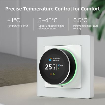 Immax NEO 07535L - SMART termostat za električno podno grejanje 230V/16A Wi-Fi Tuya