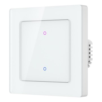 Immax NEO 07539L - Smart prekidač sa 2 tastera, 230 V, Wi-Fi (Tuya)