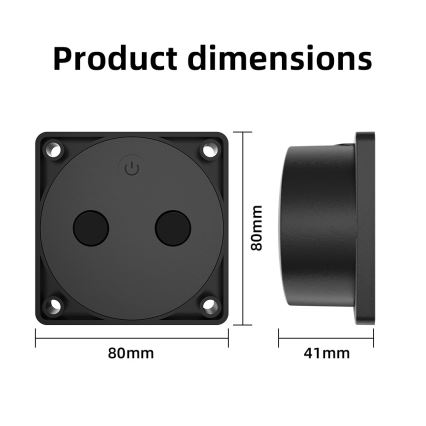Immax NEO 07543L - Ultrazvučni senzor nivoa tečnosti, domet 5 m Wi-Fi Tuya