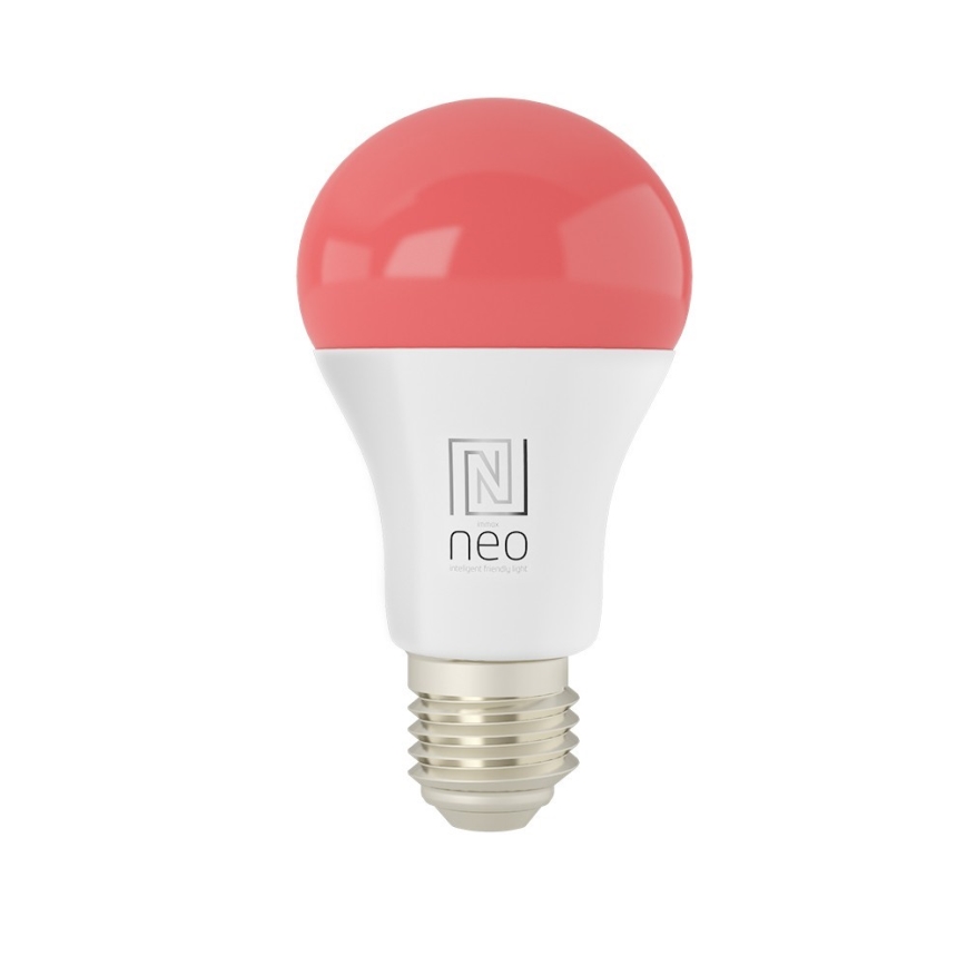 Immax NEO 07712L - NEO LITE pametna LED RGB+CCT prigušiva sijalica E27/9W/230V Wi-Fi Tuya 2200 - 6500K