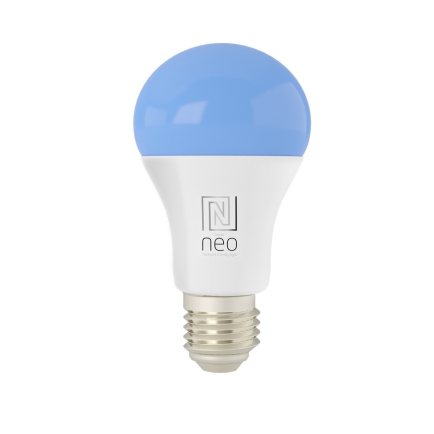 Immax NEO 07712L - NEO LITE pametna LED RGB+CCT prigušiva sijalica E27/9W/230V Wi-Fi Tuya 2200 - 6500K