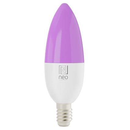 Immax NEO 07716CDO - SET 3x LED RGB+CCT prigušiva sijalica E14/6W/230V Wi-Fi Tuya + daljinski upravljač