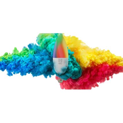 Immax NEO 07716L - LED RGB+CCT prigušiva sijalica E14/5,5W/230V 2700K Wi-Fi Tuya