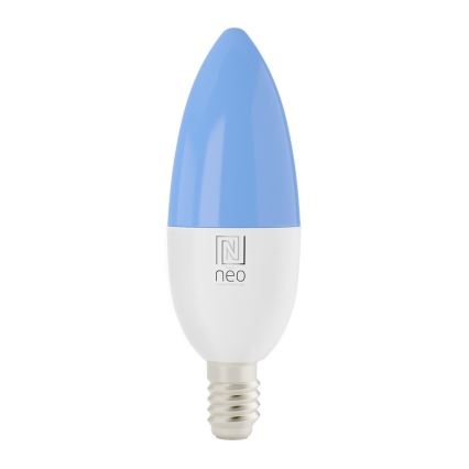 Immax NEO 07716L - LED RGB+CCT prigušiva sijalica E14/5,5W/230V 2700K Wi-Fi Tuya