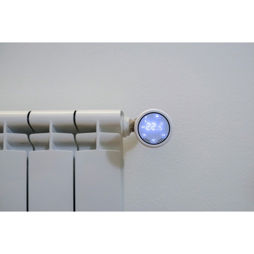 Immax NEO 07732A - komplet od 3 termostatskih glavica, 2xAA/3V, Tuya