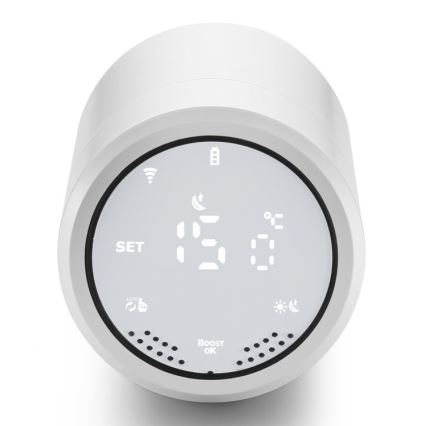 Immax NEO 07732A - komplet od 3 termostatskih glavica, 2xAA/3V, Tuya