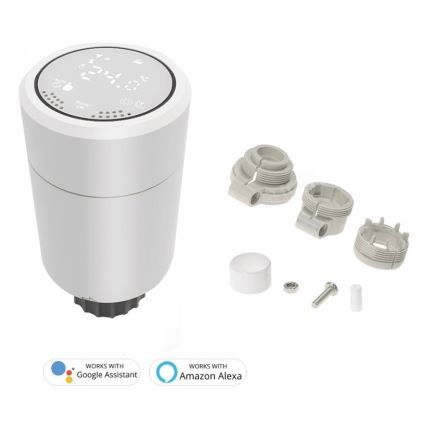 Immax NEO 07732A - komplet od 3 termostatskih glavica, 2xAA/3V, Tuya