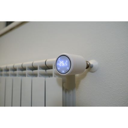 Immax NEO 07732C - Komplet 4x termostatske glave + BRIDGE PRO v3 2xAA/3V Wi-Fi Tuya