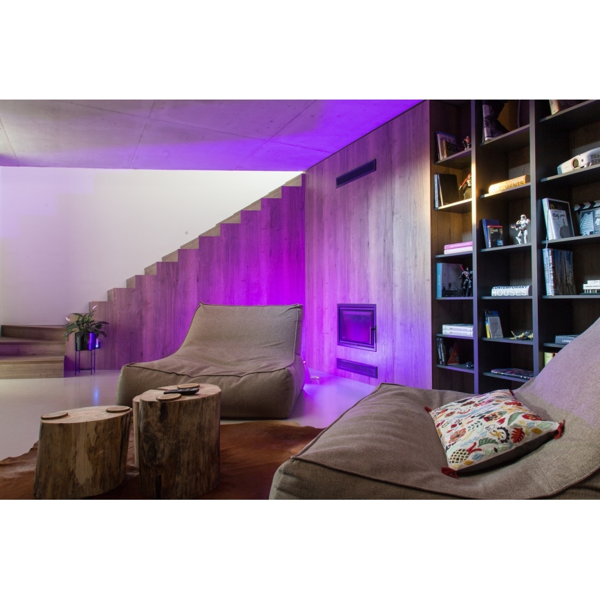Immax NEO 07733CDO - Komplet 3x LED RGB+CCT prigušiva sijalica E27/11W/230V Wi-Fi Tuya + daljinski upravljač