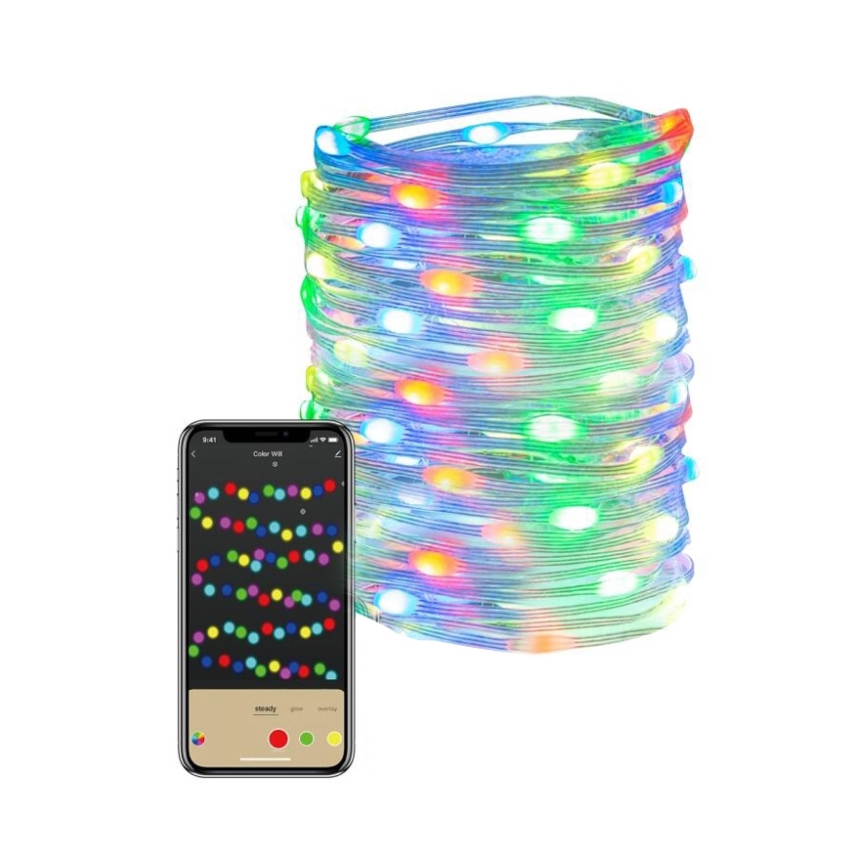 Immax NEO 07735L - LED RGB prigušiva spoljna traka NEO LITE LED/7,2W/230V 10 m IP44 Wi-Fi Tuya