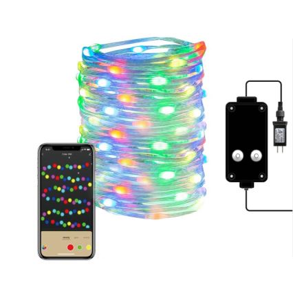 Immax NEO 07735L - LED RGB prigušiva spoljna traka NEO LITE LED/7,2W/230V 10 m IP44 Wi-Fi Tuya