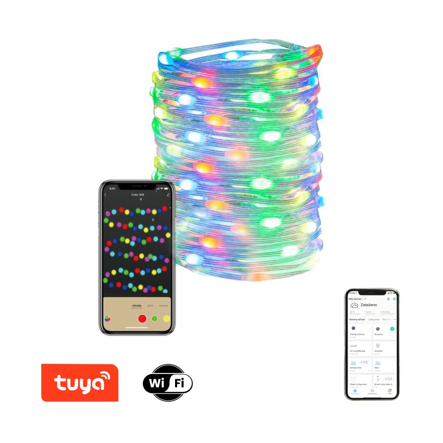 Immax NEO 07736L - LED RGB prigušiva spoljašnja traka NEO LITE LED/8,4W/230V 16 m IP44 Wi-Fi Tuya