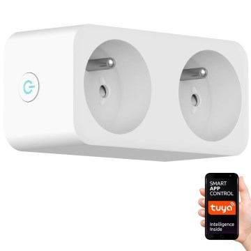 Immax NEO 07751L - Pametna razdelna utičnica NEO LITE 2x16A/230V Wi-Fi Tuya