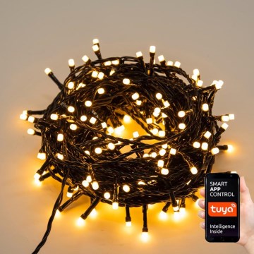 Immax NEO 07755L - LED prigušiva spoljašnja girlanda NEO LITE 400 x LED / 8 funkcija 43 m IP44 Wi-Fi Tuya topla bela