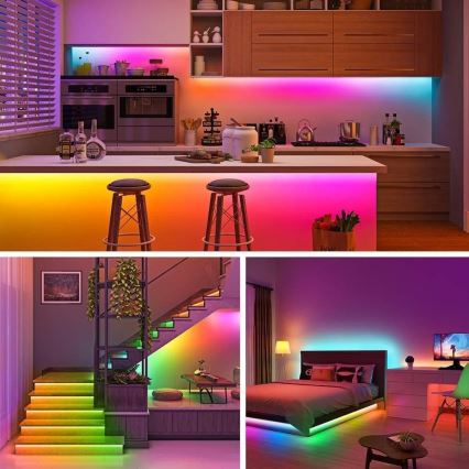 Immax NEO 07775L - LED RGB+CCT prigušiva traka NEO LITE LED/48W/230V 10 m IP65 MUSIC Wi-Fi Tuya + daljinski upravljač