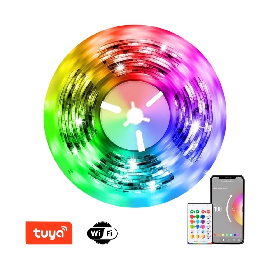 Immax NEO 07775L - LED RGB+CCT prigušiva traka NEO LITE LED/48W/230V 10 m IP65 MUSIC Wi-Fi Tuya + daljinski upravljač