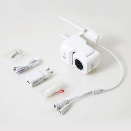 Immax NEO 07793L - Pametna spoljašnja kamera sa CUBE senzorom 4MP 5V IP65 Wi‑Fi Tuya