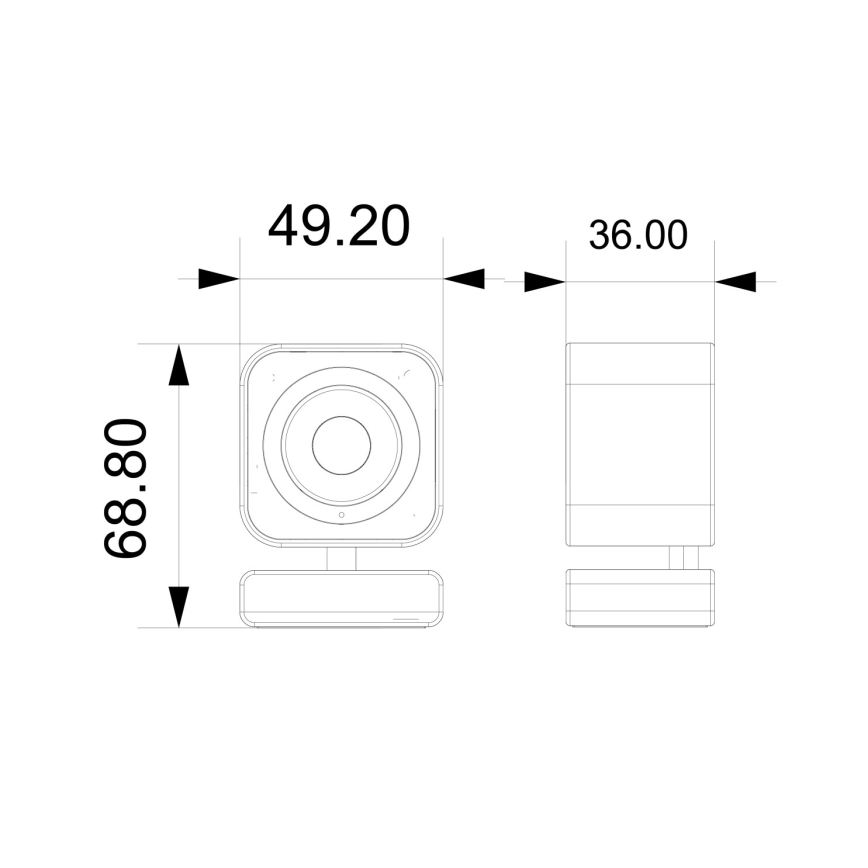Immax NEO 07796L-Pametna unutrašnja kamera sa senzorom LITTLE CUBE 3MP 5V Wi-Fi Tuya