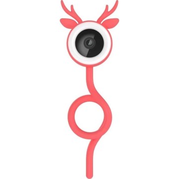 Immax NEO 07798L - Pametni punjivi bebi monitor 5V Wi-Fi Tuya ružičasti