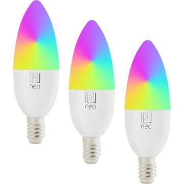 Immax NEO 07808C - SET 3x LED RGB+CCT prigušiva sijalica E14/4,8W/230V